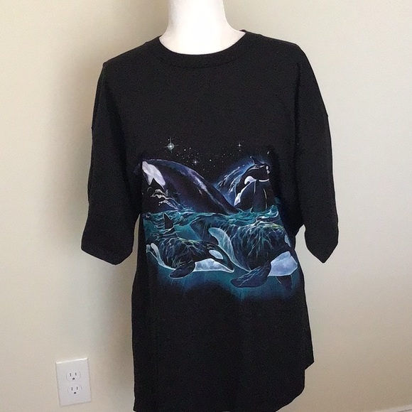 Jerzees black men tee size xl preowned excellent condition never worn - Picture 1 of 8